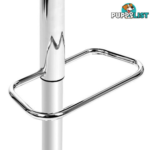 PU Leather Bar Stool with Chrome Base