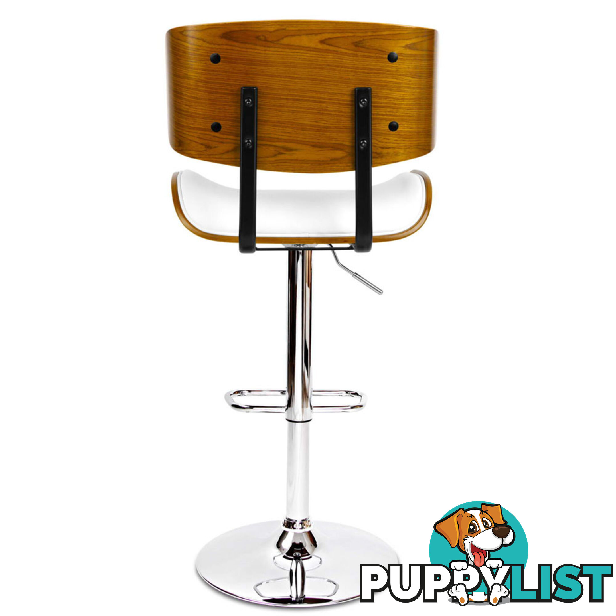 PU Leather Bar Stool with Chrome Base