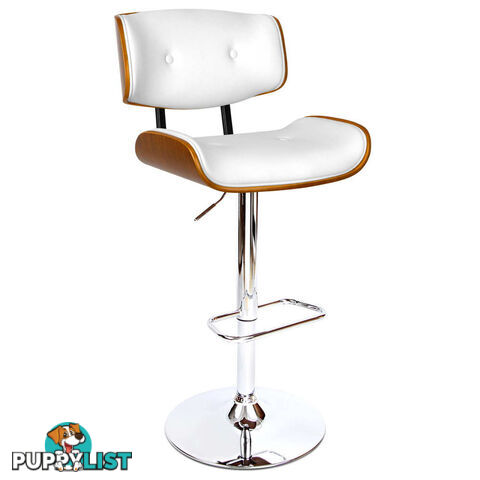 PU Leather Bar Stool with Chrome Base