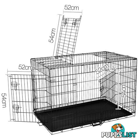 Metal Collapsible Dog Cage 48IN