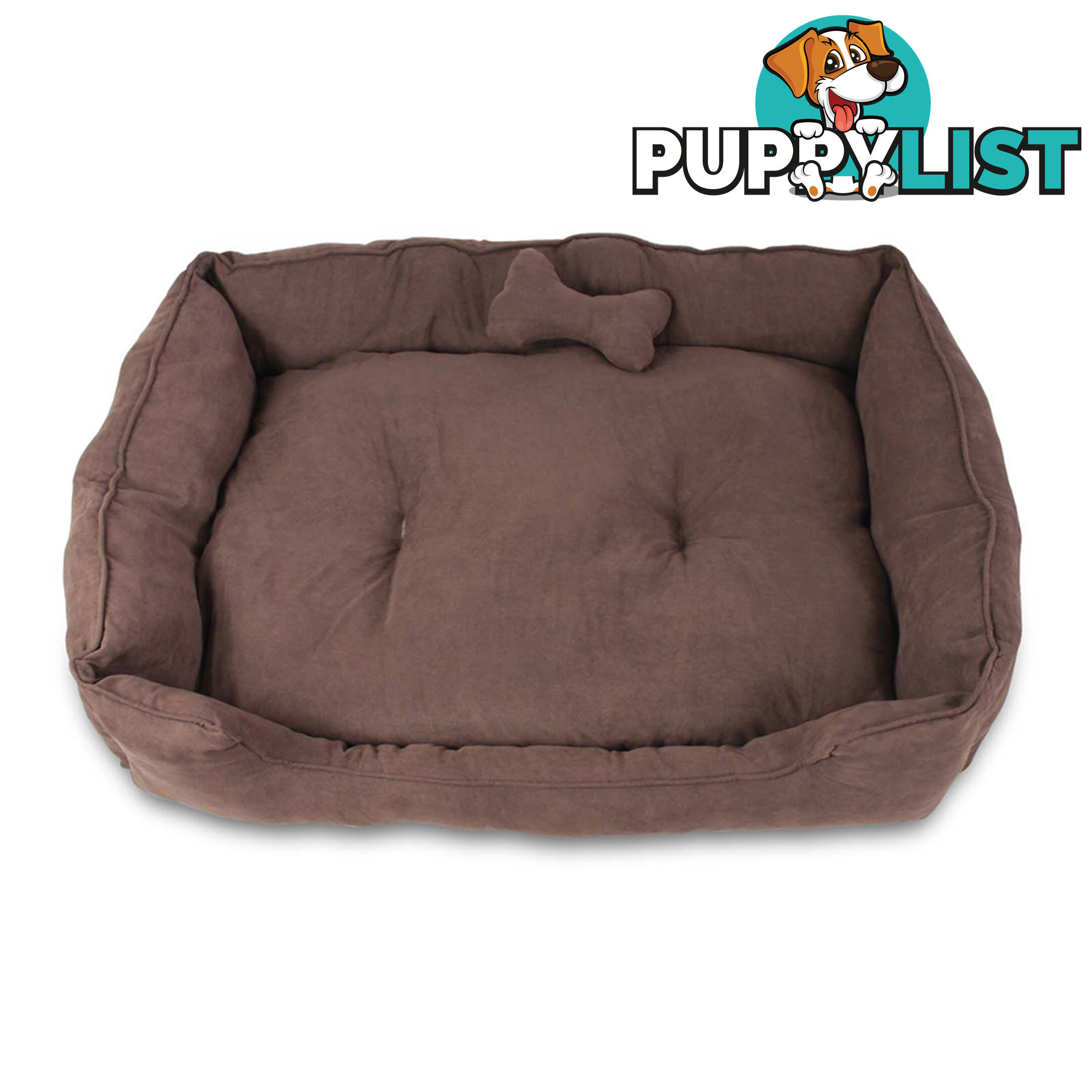 Faux Suede Washable Dog Bed - Extra Large