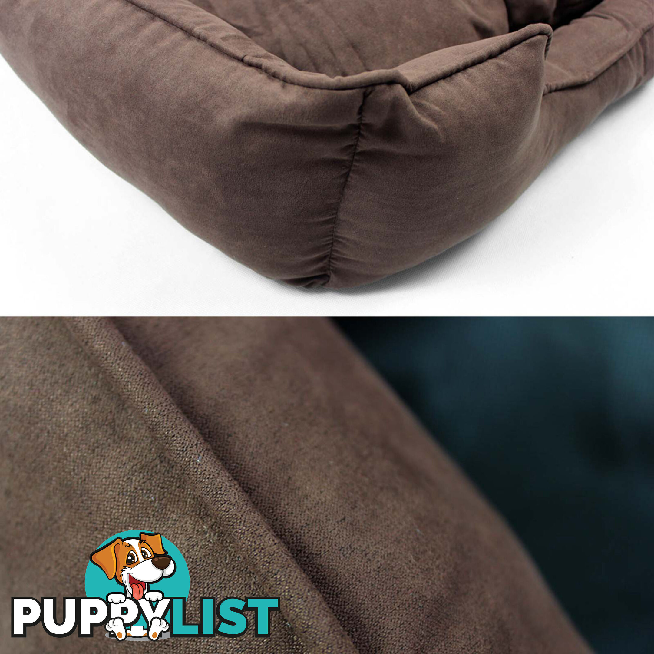 Faux Suede Washable Dog Bed - Extra Large