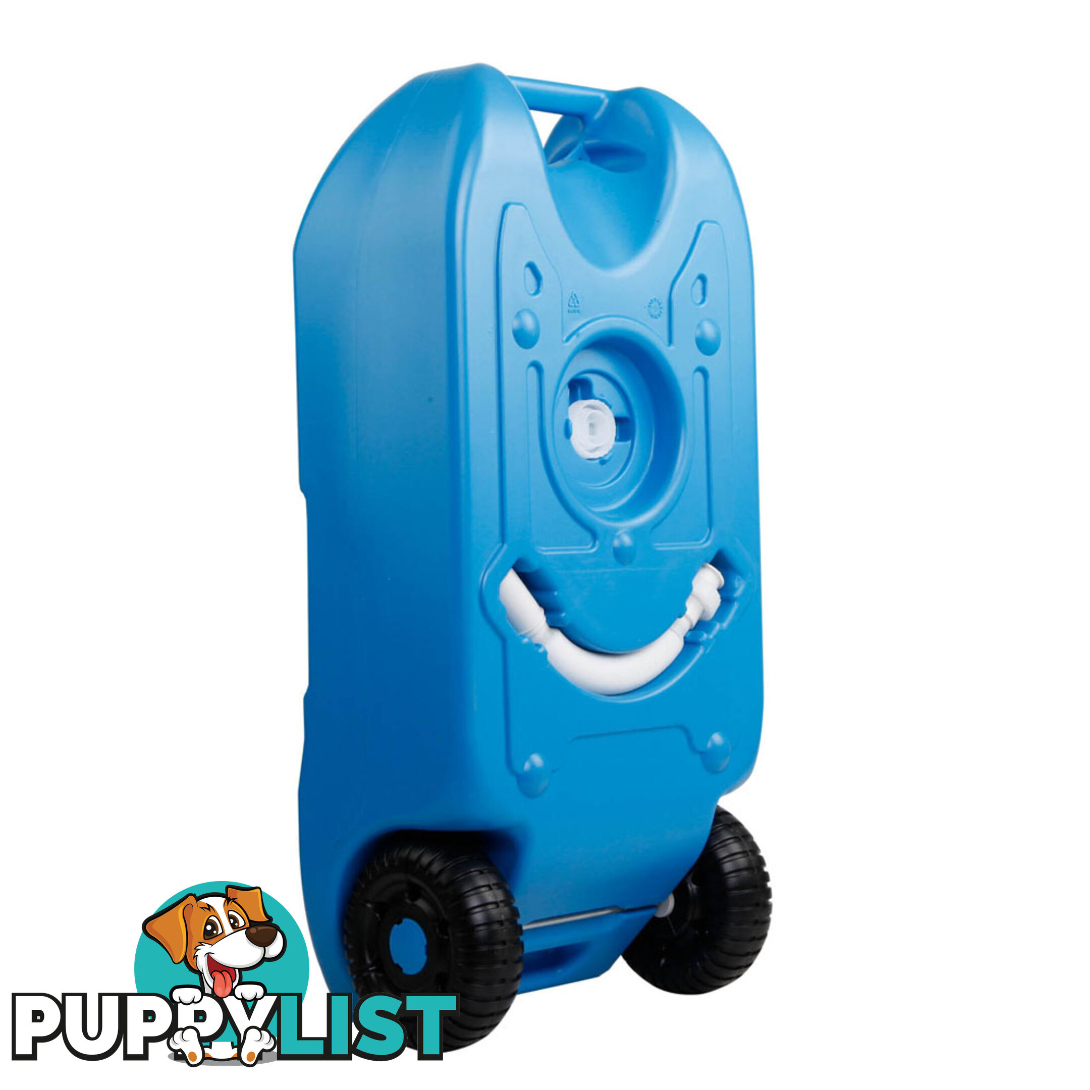 40L Portable Wheel Water Tank Blue