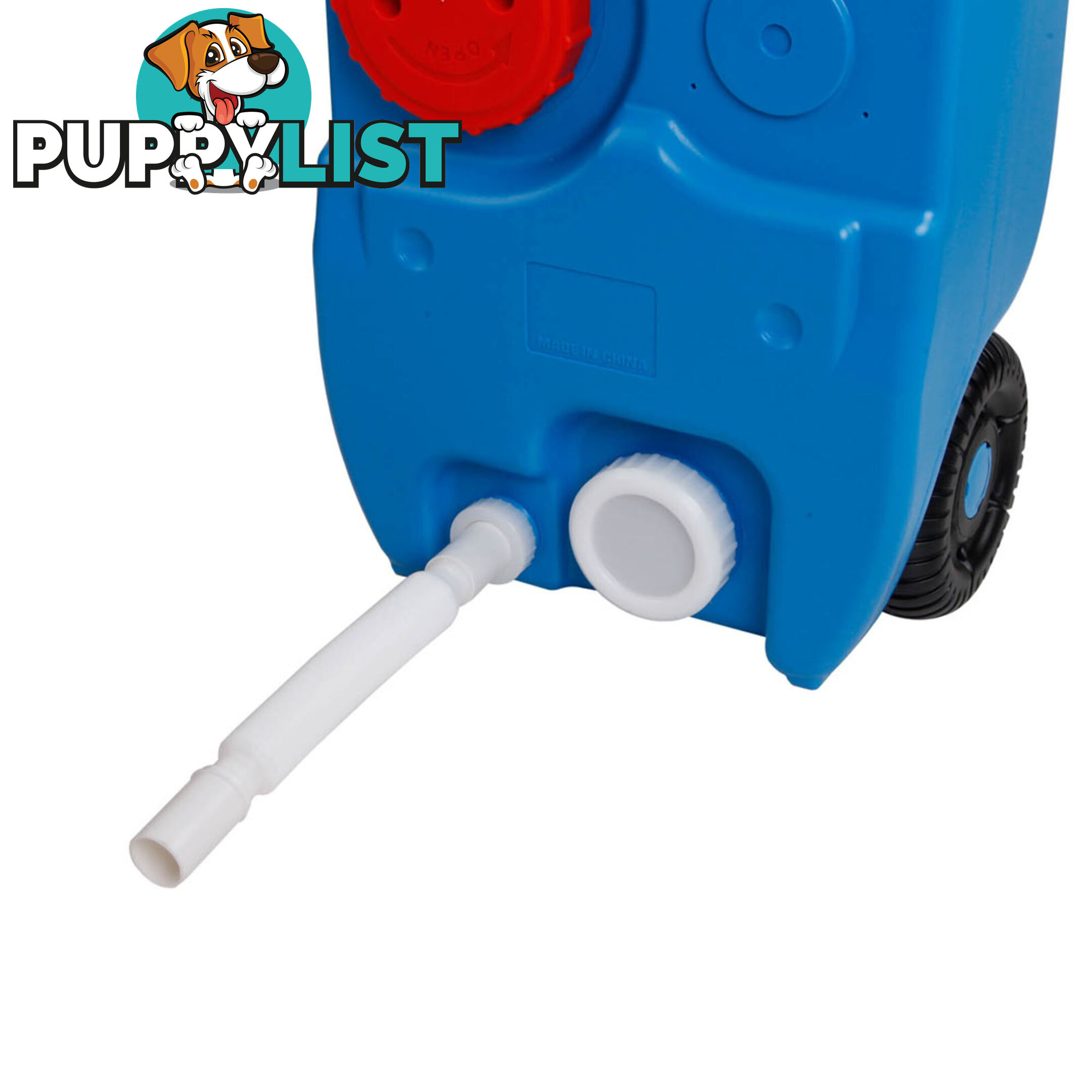 40L Portable Wheel Water Tank Blue