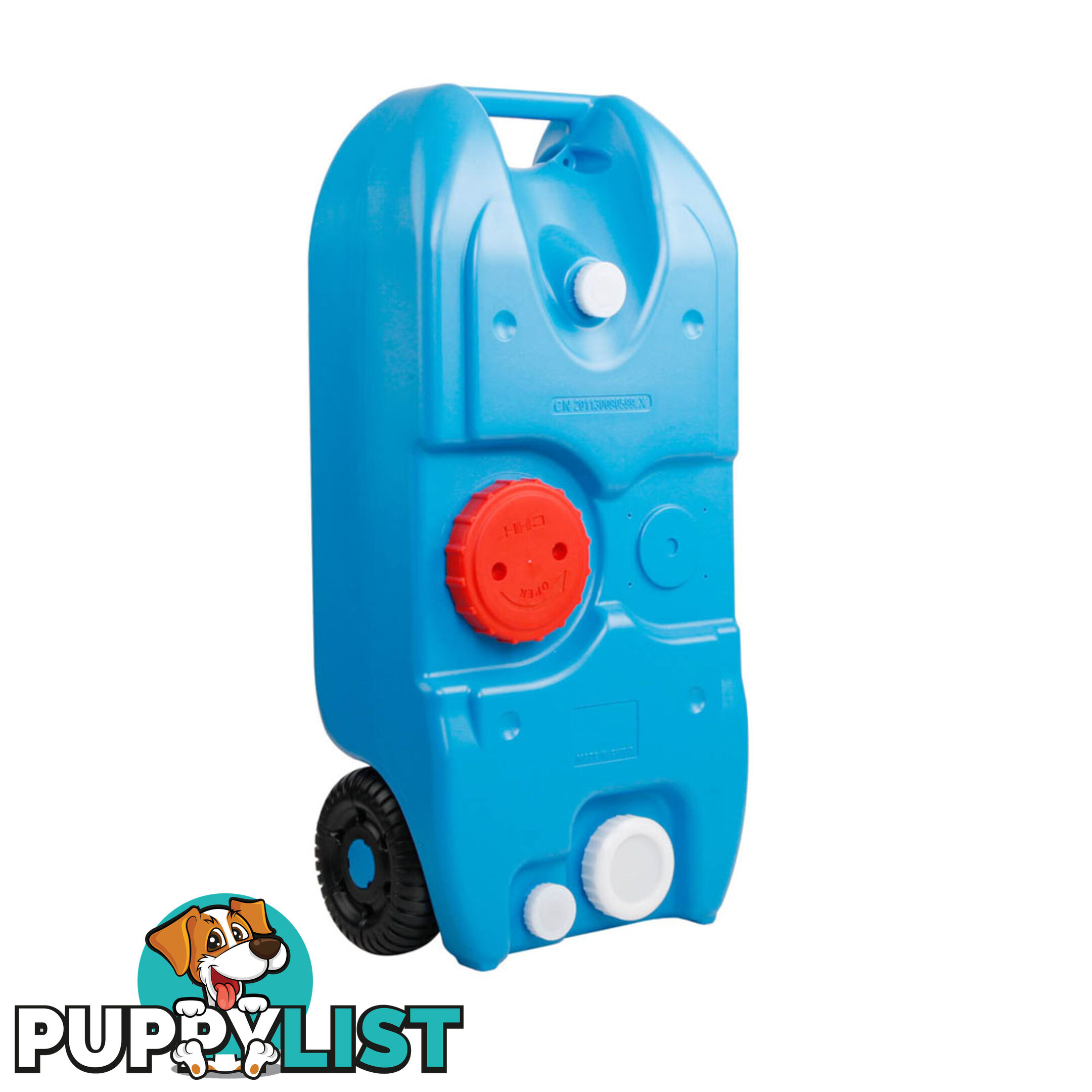 40L Portable Wheel Water Tank Blue