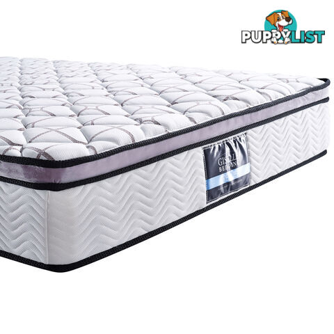 Cool Gel Memory Foam Euro Top Pocket Spring Mattress King