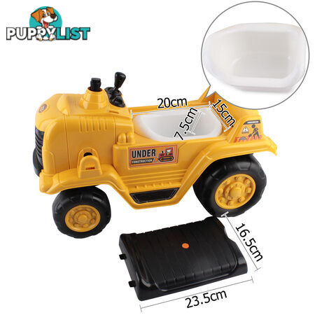 Kids Ride On Bulldozer Yellow