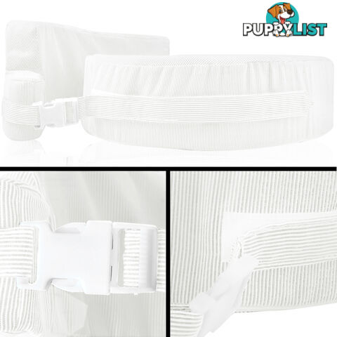 Baby Breast Feeding Support Memory Foam Pillow w/ Zip Cover White