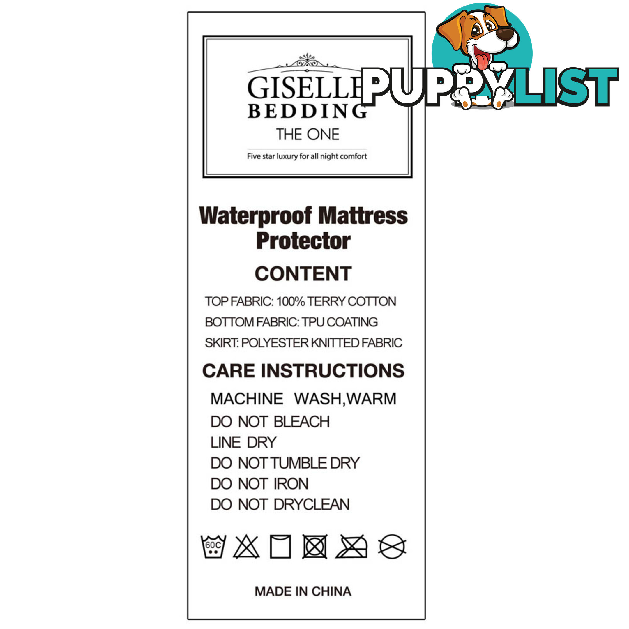 Waterproof Mattress Protector - King