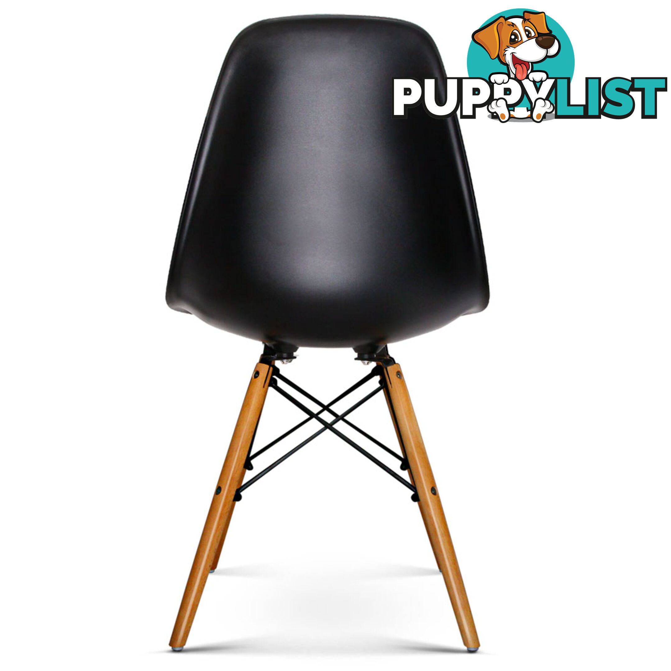 Set of 4 Dining Chair Black