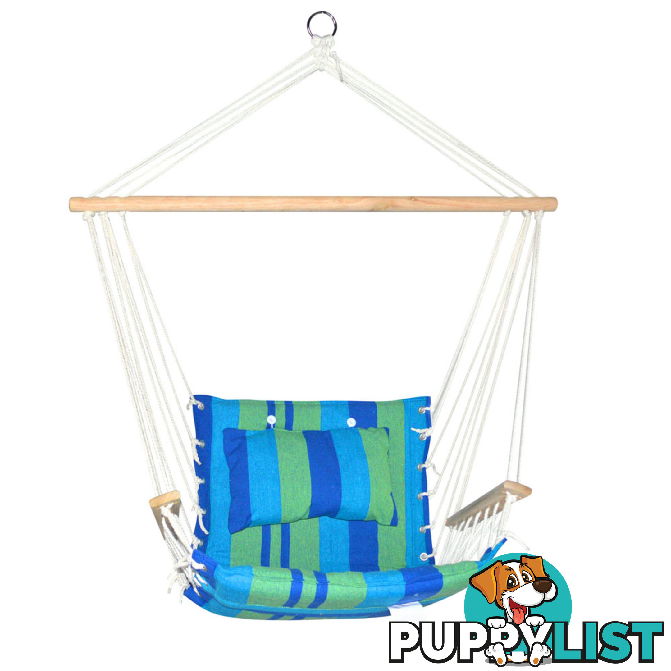 Hammock Swing Chair Blue Green