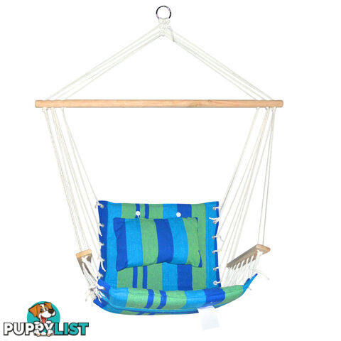 Hammock Swing Chair Blue Green