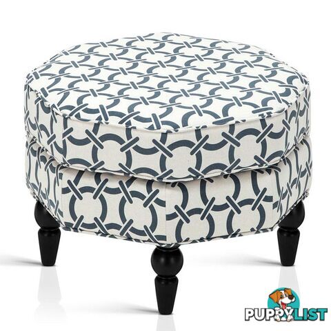 Seat Footstool Bench Stool - White