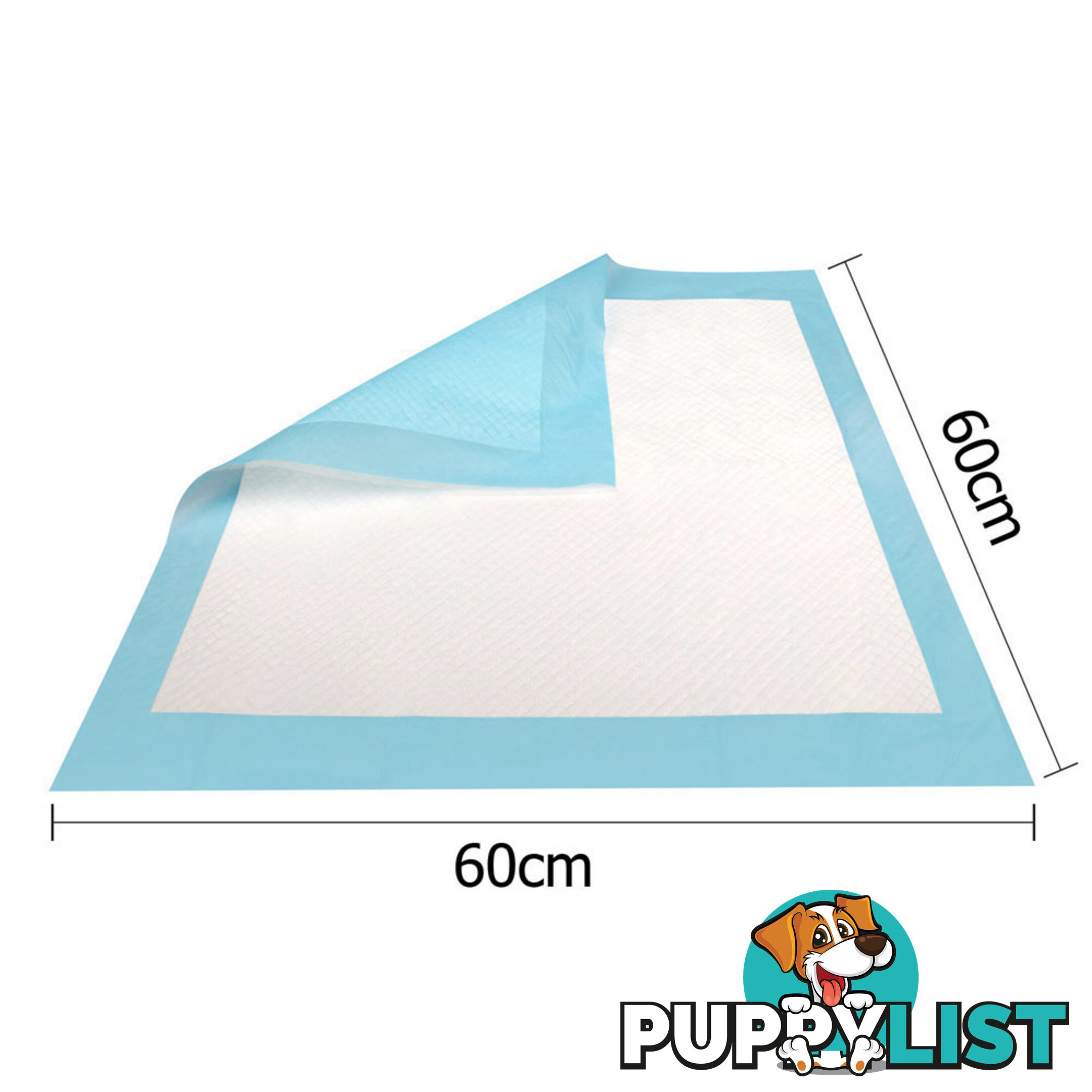 200 Puppy Pet Dog Toilet Training Pads Blue