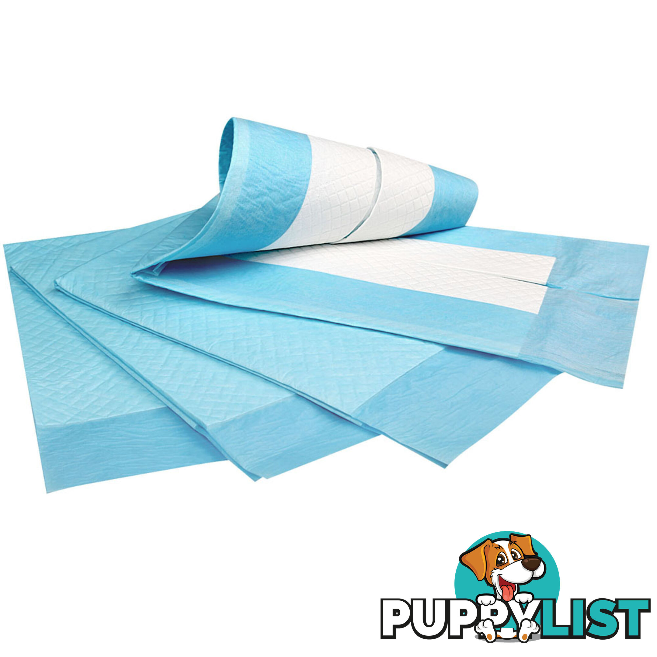 200 Puppy Pet Dog Toilet Training Pads Blue