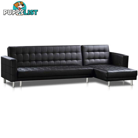 PU Leather Sofa Bed 5 Seater