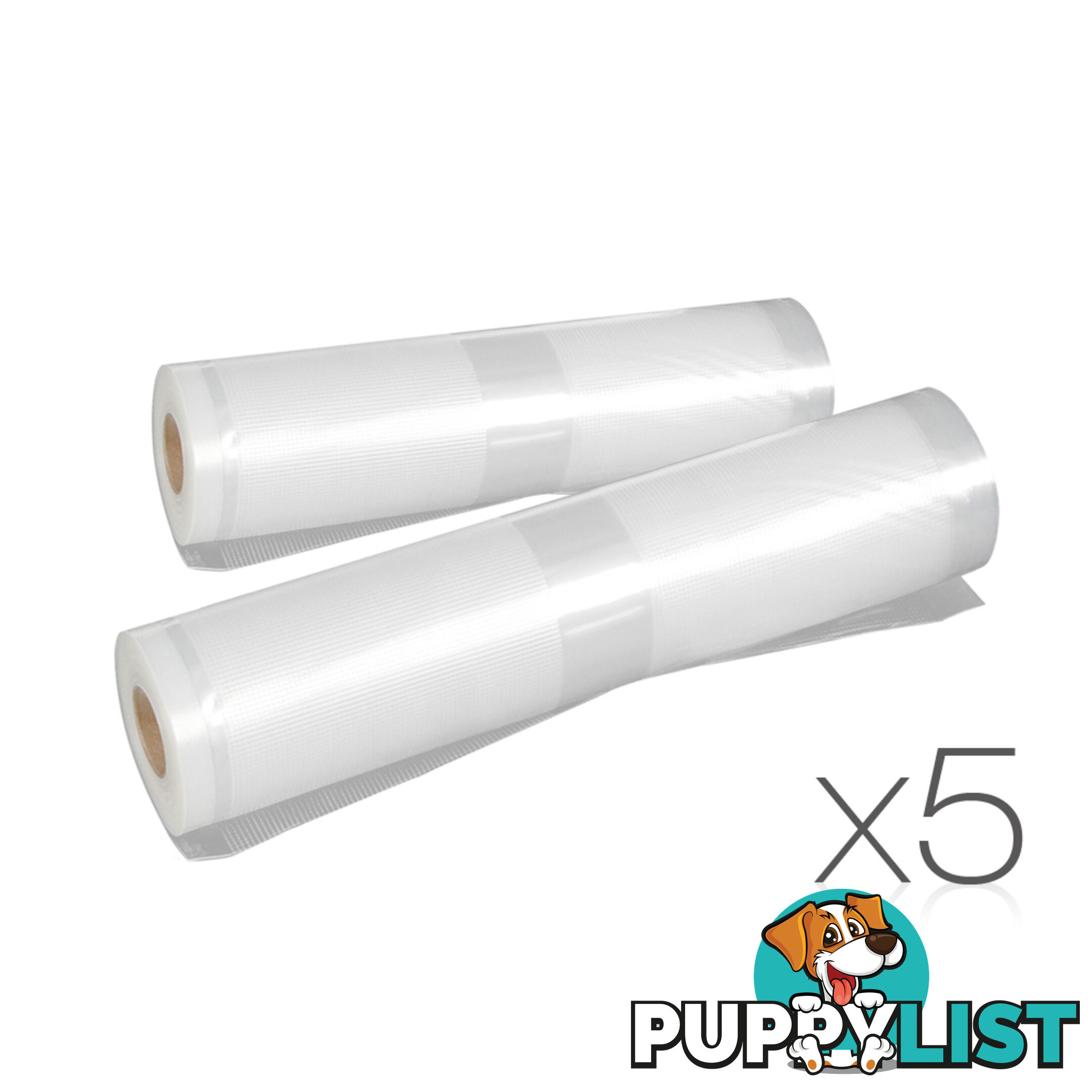 Set of 10 Vacuum Food Sealer Storage Rolls 4m x 22cm + 4m x 28cm