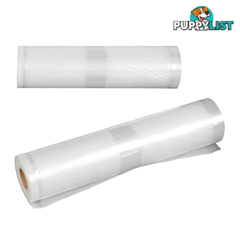 Set of 10 Vacuum Food Sealer Storage Rolls 4m x 22cm + 4m x 28cm