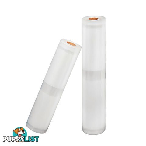 Set of 10 Vacuum Food Sealer Storage Rolls 4m x 22cm + 4m x 28cm