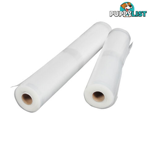 Set of 10 Vacuum Food Sealer Storage Rolls 4m x 22cm + 4m x 28cm