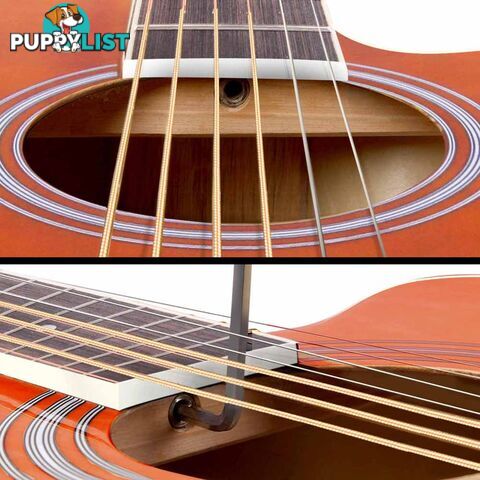 Acoustic Cutaway Steel-Stringed Guitar 41"