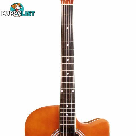 Acoustic Cutaway Steel-Stringed Guitar 41"