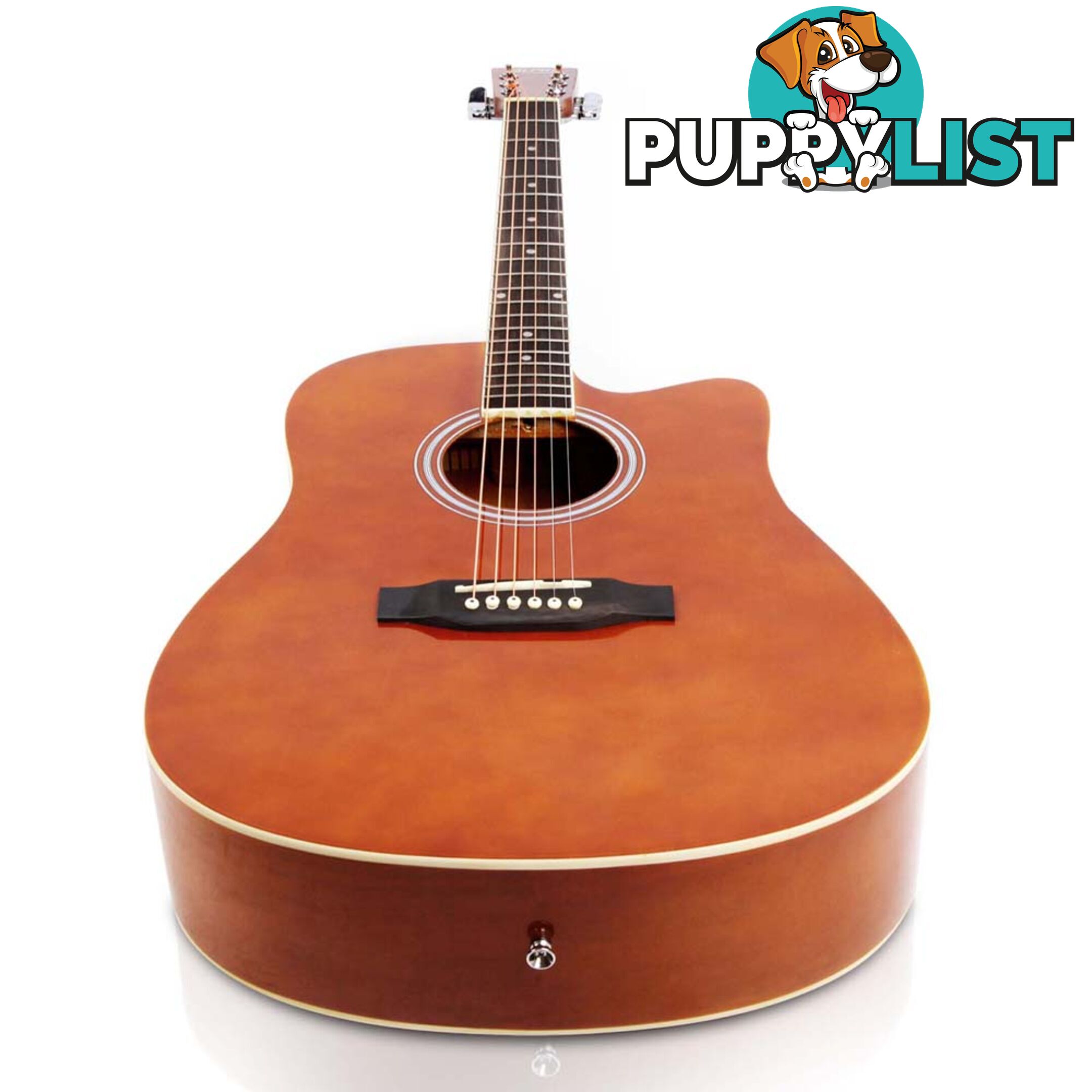 Acoustic Cutaway Steel-Stringed Guitar 41"