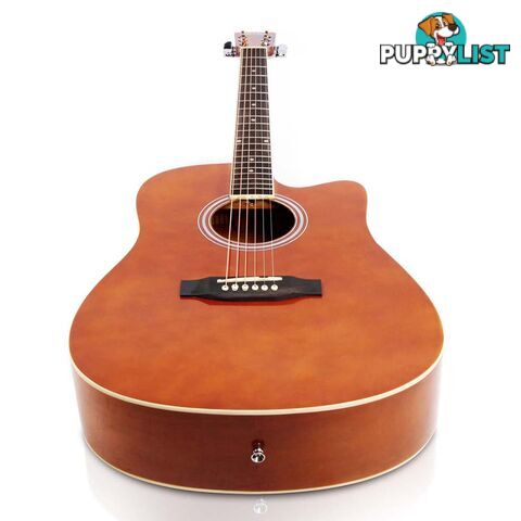 Acoustic Cutaway Steel-Stringed Guitar 41"