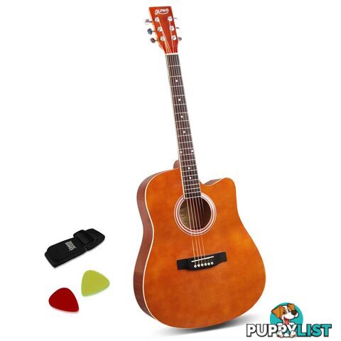 Acoustic Cutaway Steel-Stringed Guitar 41"