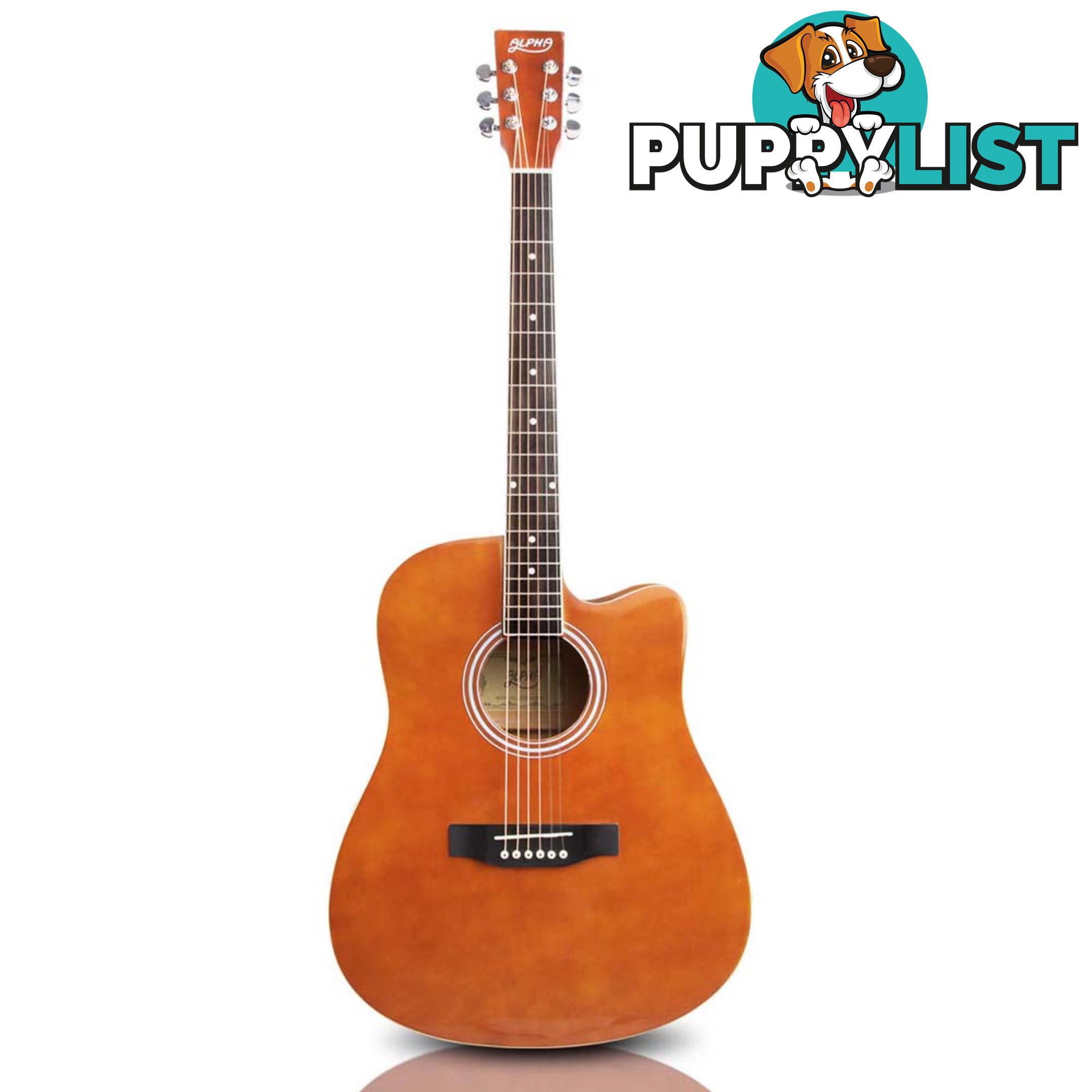 Acoustic Cutaway Steel-Stringed Guitar 41"