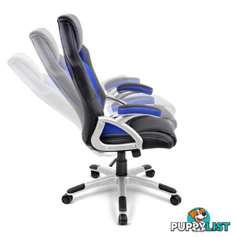 PU Leather & Mesh Racing Style Office Chair