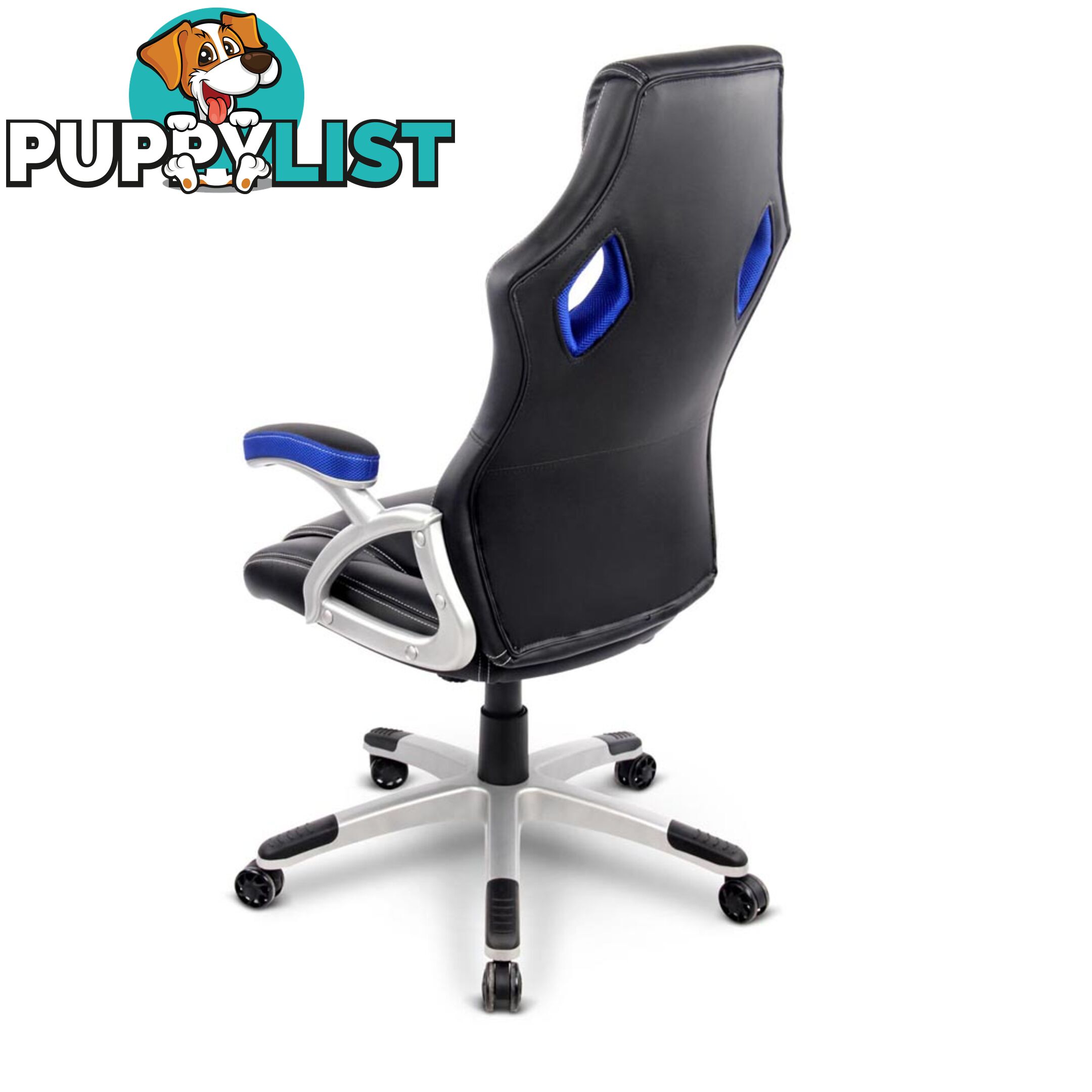 PU Leather & Mesh Racing Style Office Chair