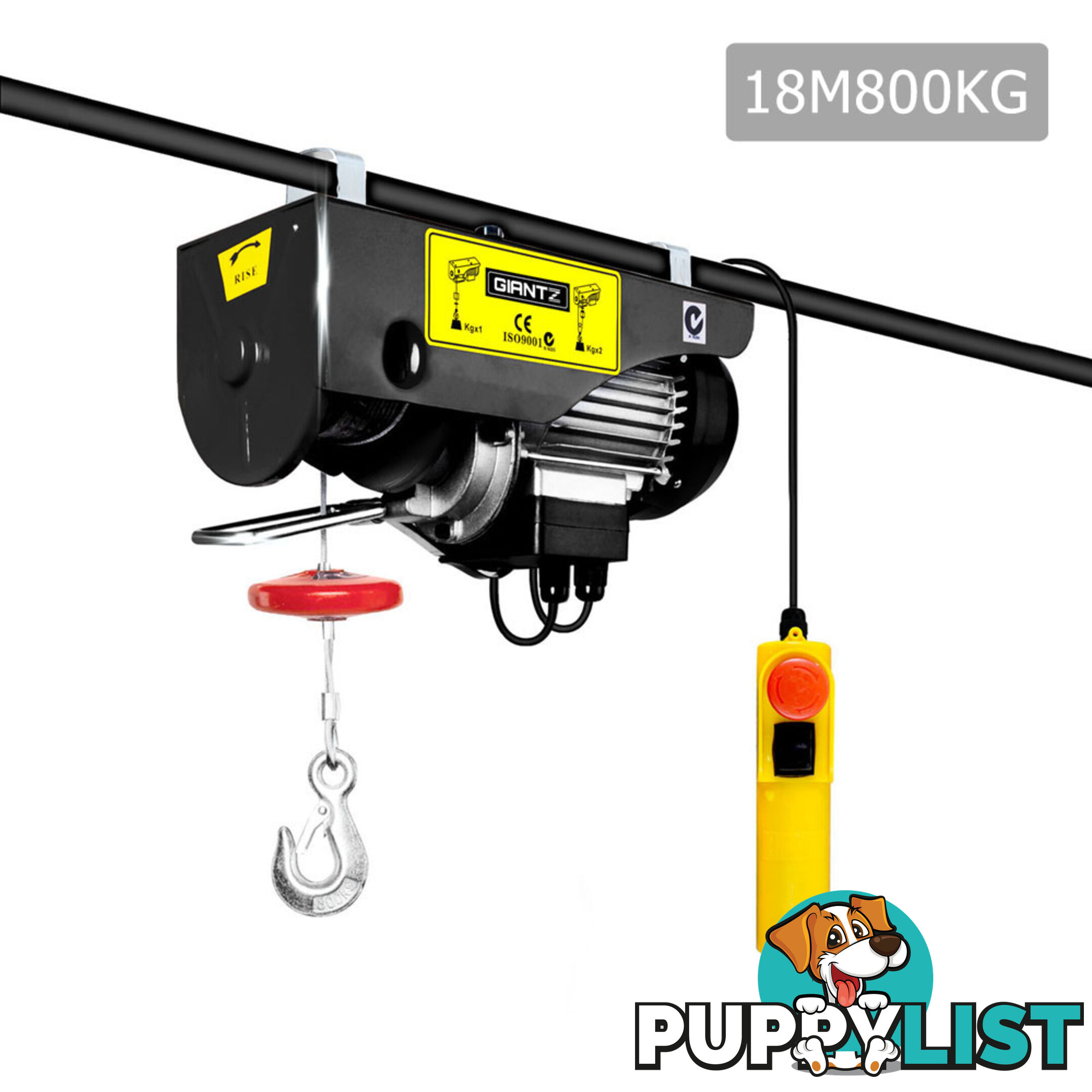 GIANTZ 800KG 1300W Electric Hoist