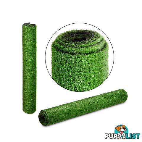 Artificial Grass 10 SQM Polypropylene Lawn Flooring 15mm Green