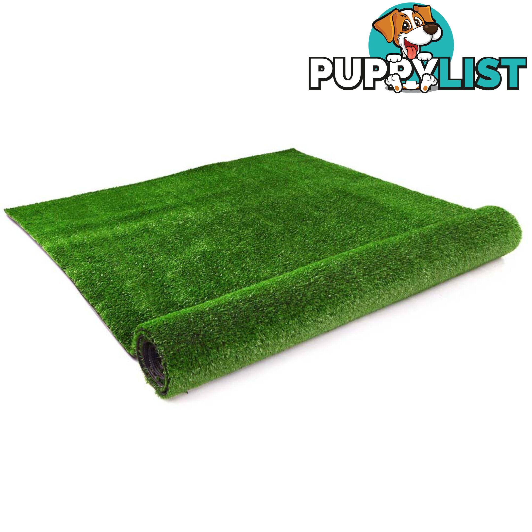 Artificial Grass 10 SQM Polypropylene Lawn Flooring 15mm Green