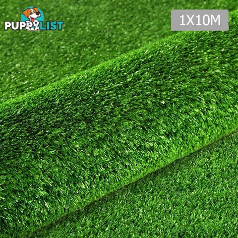 Artificial Grass 10 SQM Polypropylene Lawn Flooring 15mm Green