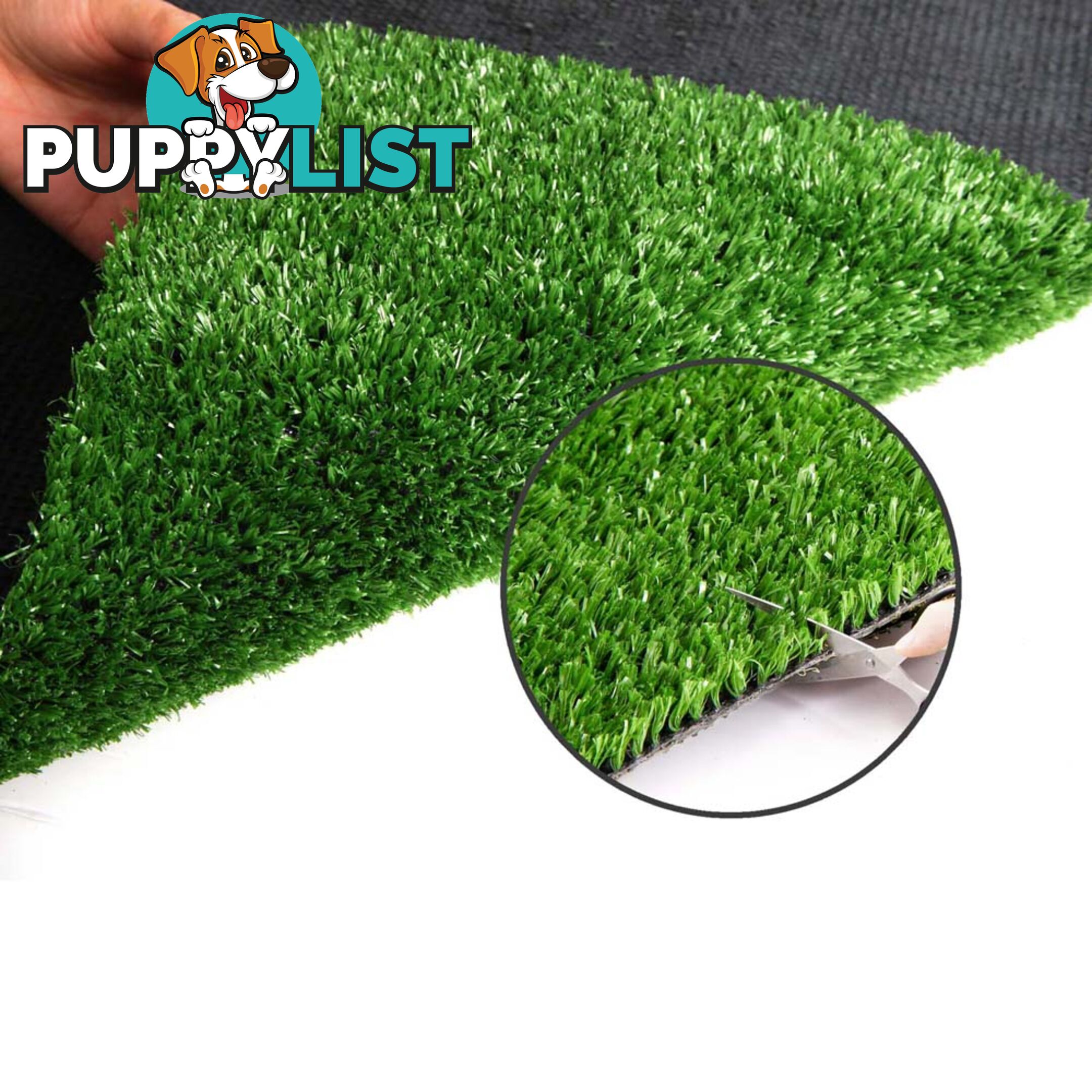 Artificial Grass 10 SQM Polypropylene Lawn Flooring 15mm Green