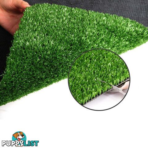 Artificial Grass 10 SQM Polypropylene Lawn Flooring 15mm Green