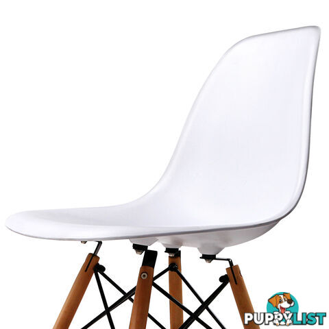 Set of 2 Dining Chair White