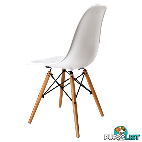 Set of 2 Dining Chair White