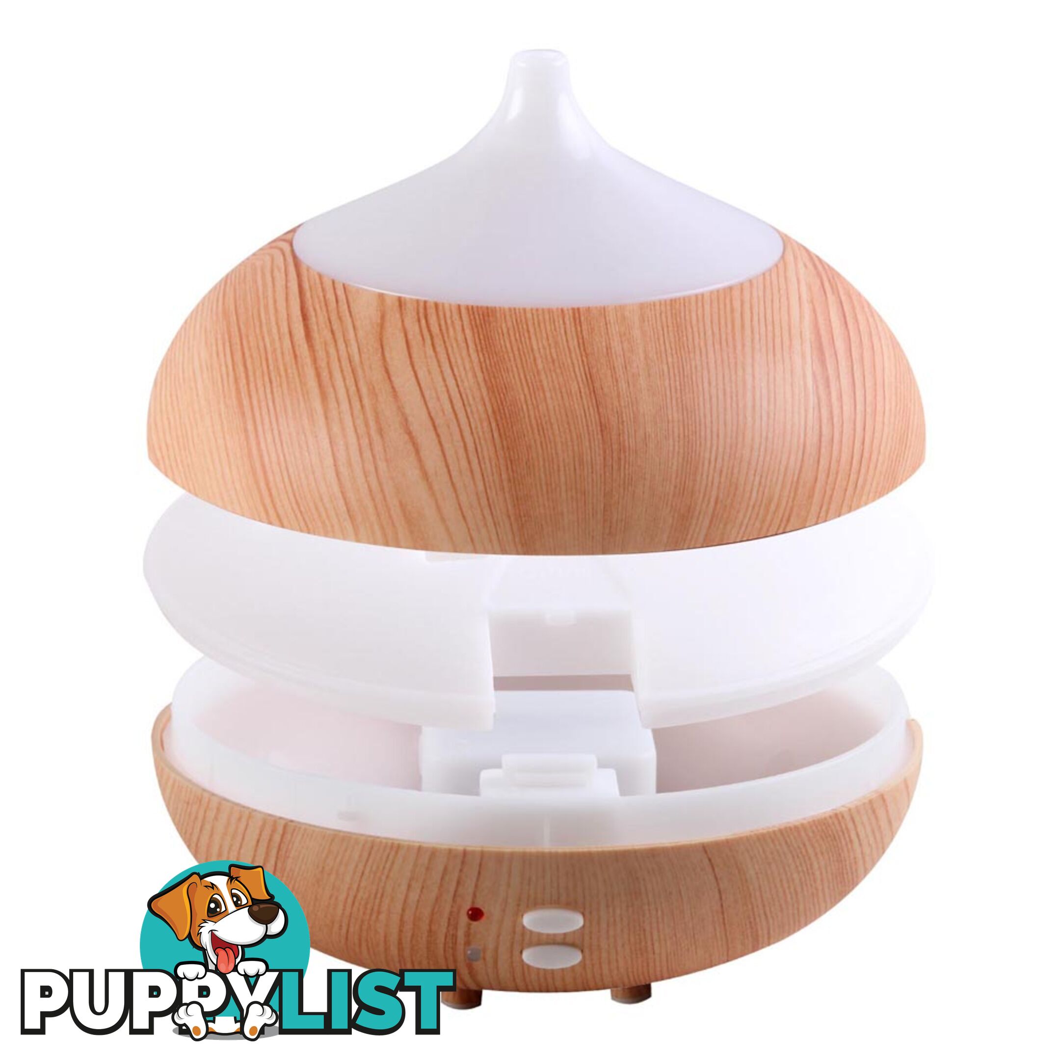 300ml 4-in-1 Aroma Diffuser Light Wood