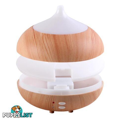 300ml 4-in-1 Aroma Diffuser Light Wood