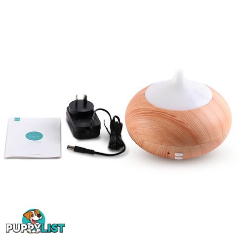 300ml 4-in-1 Aroma Diffuser Light Wood