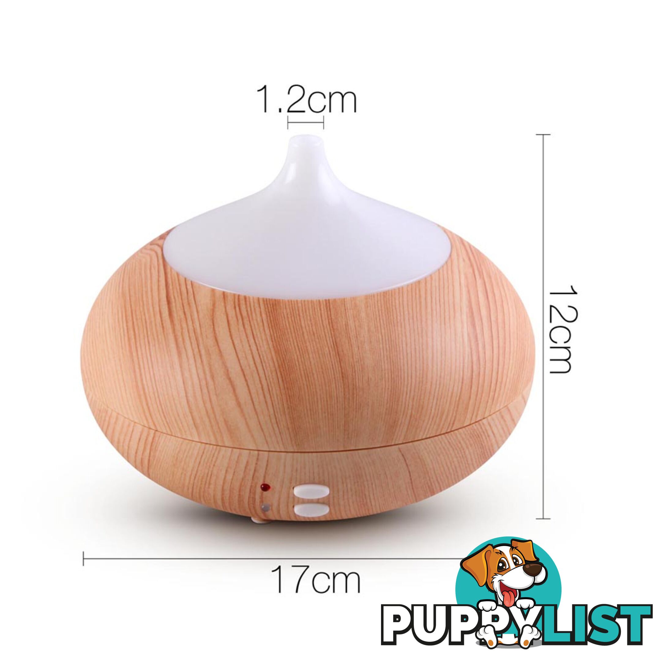 300ml 4-in-1 Aroma Diffuser Light Wood