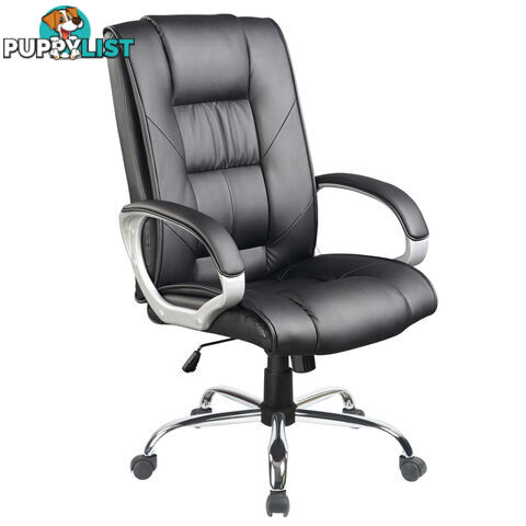 Executive PU Leather Office Computer Chair Black