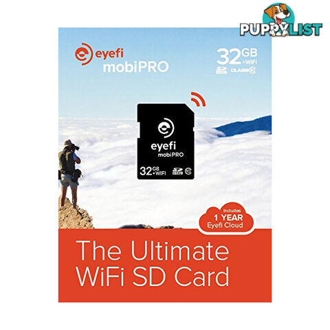 EYE FI  32GB mobi +wifi pro SDHC class 10 Card (MOBIPRO-32)