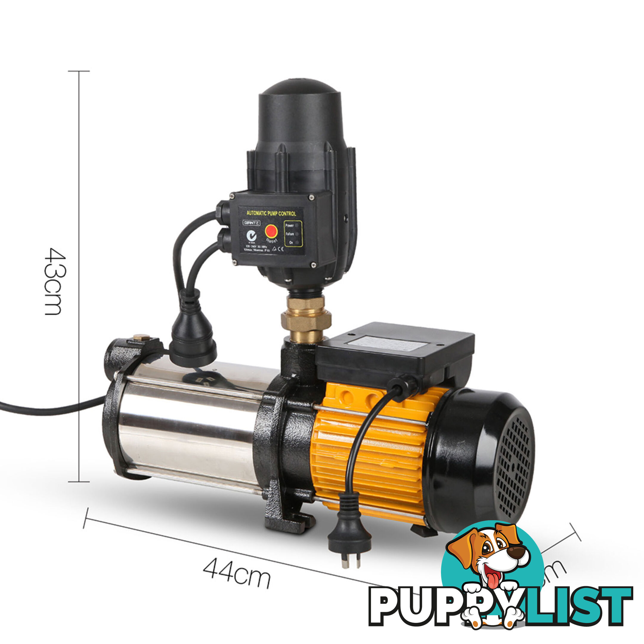 2000W  7200L/H Flow Rate Pressure Pump