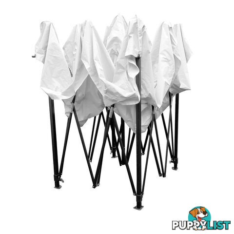 3X3 Pop Up Gazebo - White