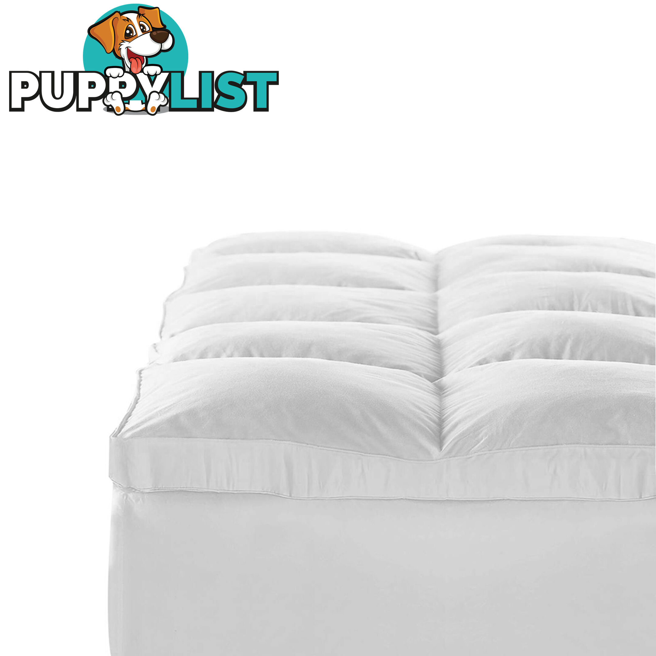 Duck Feather & Down Pillowtop Matress Topper - Single