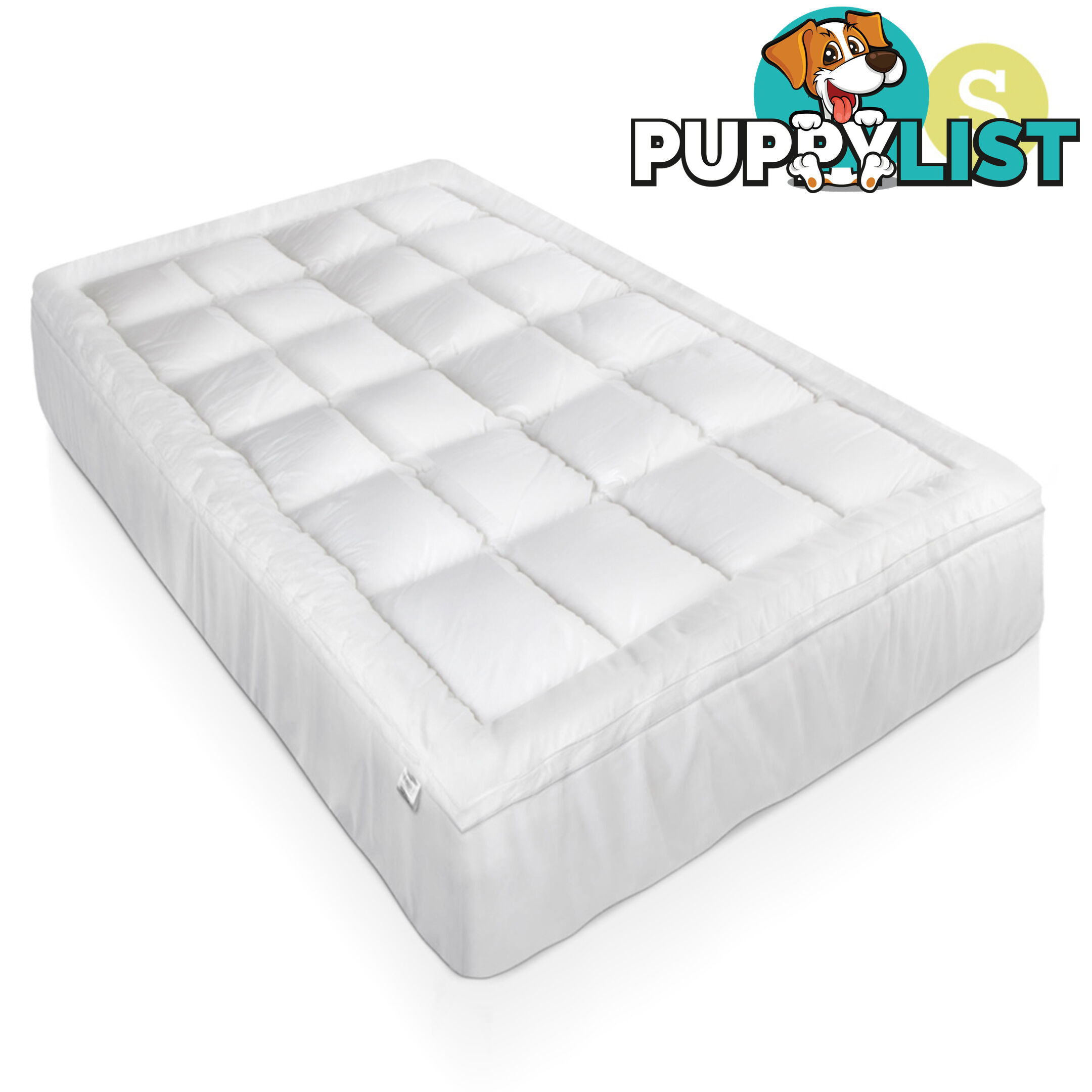 Duck Feather & Down Pillowtop Matress Topper - Single